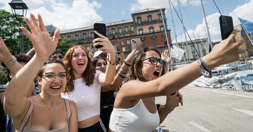 ‘We Are a Romantic Country’: On the Set of a Steamy Hit in Italy