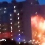 Watch: Huge blast as drone explodes in Moscow