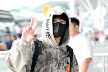 BTS’ Jungkook Stuns With Graffiti-Printed Streetwear Aesthetic Airport Look