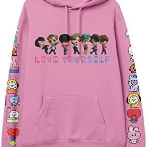 Kpop Unisex Hoodie,Korean Boy Band Hooded Fan Gift Pullover Sweatshirt for Adult Teen