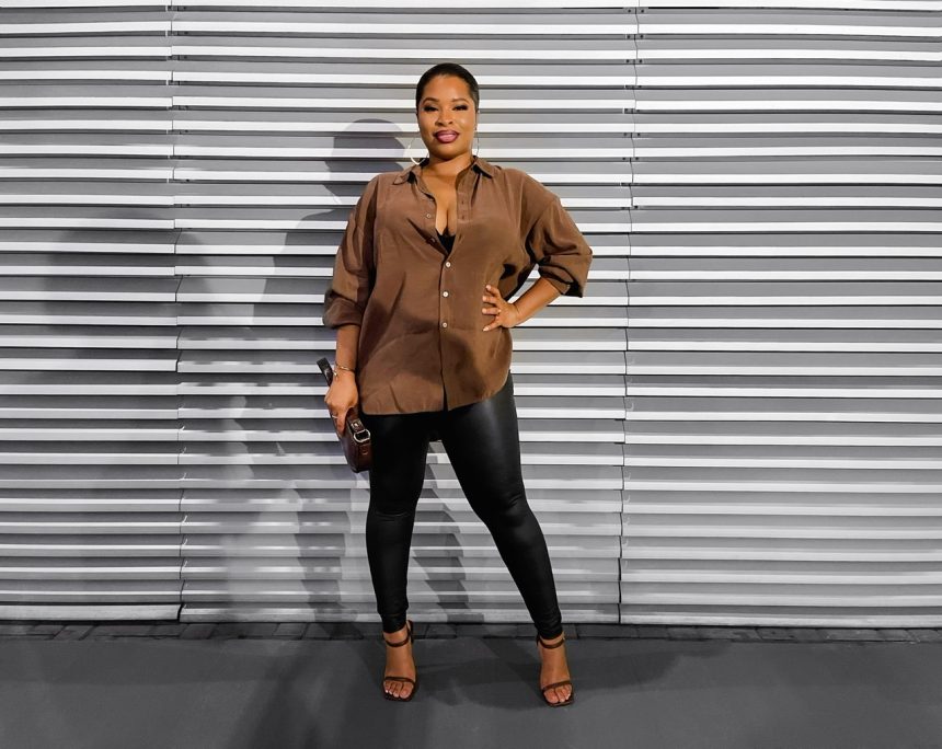 Chocolate shirt, leather pants. – Shirley’s Wardrobe | Beauty & Fashion Blog