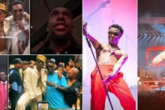 Seyi Vibes, Others Attend Wizkid’s Concert at Tottenham Hotspur Stadium – VIDEO