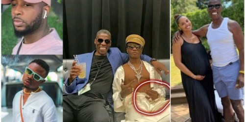 Tunde Ednut, Others React as Wizkid is Pictured Holding Weed besides His Father-in-Law