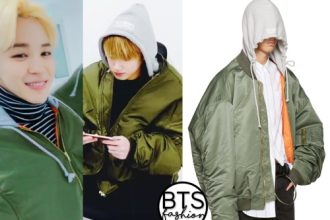 Jimin and Jungkook | 2017Vetements Oversized Bomber Jacket:  …