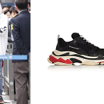 Mark wears Balenciaga Triple S sneakers