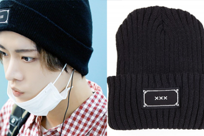 Yuta wears the XXX watch cap.