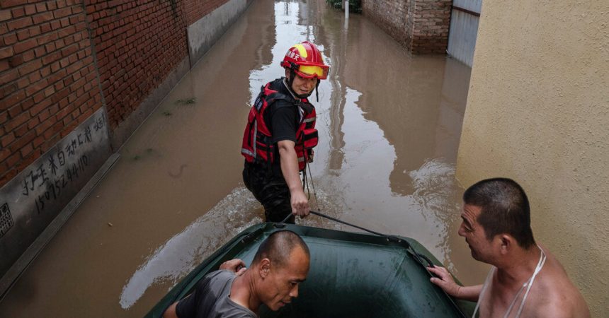 To Spare Beijing, China Diverts Floodwaters Toward Nearby Cities