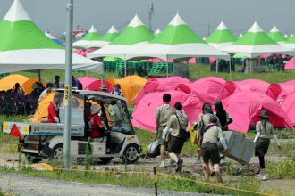 Hundreds fall ill at World Scout Jamboree amid heatwave in South Korea | News