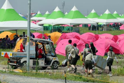 Hundreds fall ill at World Scout Jamboree amid heatwave in South Korea | News