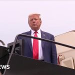 Donald Trump arrives in DC ahead of third arraignment