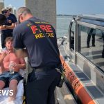 Florida: Man rescued from partially sunken boat after 35 hours at sea