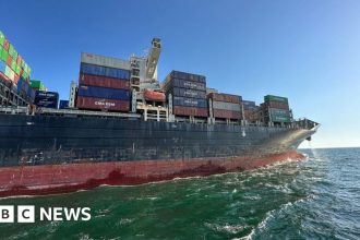 Container ship Joseph Schulte leaves Odesa amid Russia Black Sea attack fears