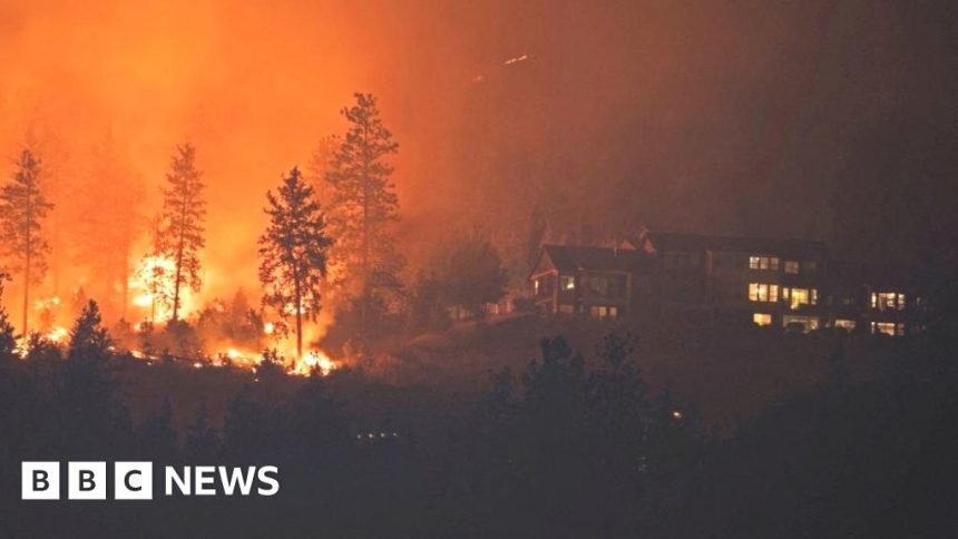 Canada wildfires: At least 30,000 households in British Columbia told to evacuate