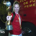 Women’s World Cup: Spain’s jubilant champions arrive in Madrid