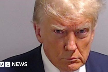 Historic Trump mugshot released after arrest in Atlanta, Georgia