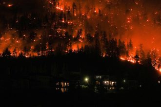 Wildfire in Kelowna, British Columbia, Expected to Leave Lasting Scar