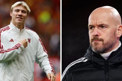 Manchester United boss Erik ten Hag provides update on Rasmus Hojlund’s availability ahead of Nottingham Forest fixture