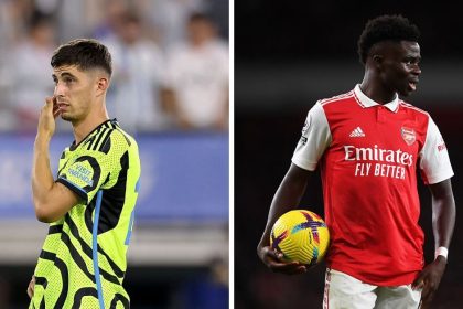 Bukayo Saka and Kai Havertz react on social media as Arsenal star leaves club to join PL rivals