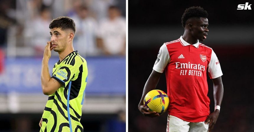 Bukayo Saka and Kai Havertz react on social media as Arsenal star leaves club to join PL rivals