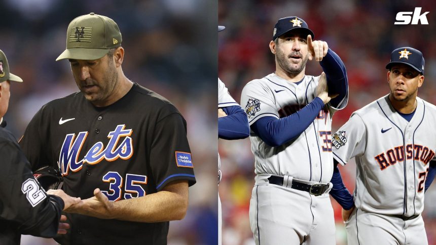 What happened to Justin Verlander’s hand? Astros ace seen bleeding onto his pants against Yankees