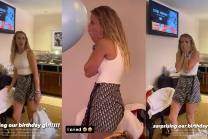 “I cried” – Brittany Mahomes gets emotional as Kayla Nicole and girls crew throw surprise birthday party