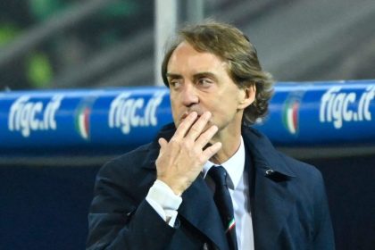 Roberto Mancini leaves his position as Italy’s head coach