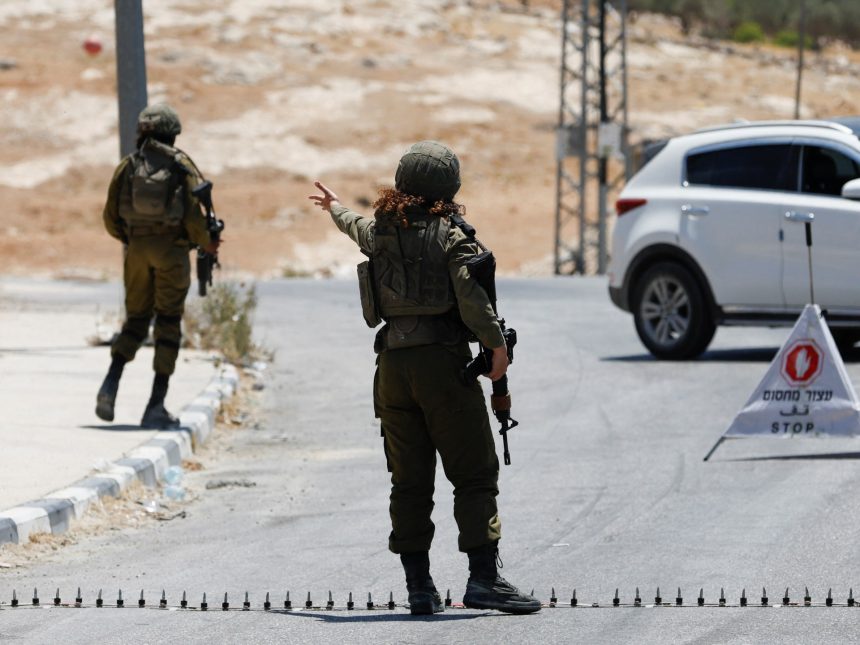 Two Israelis killed by suspected Palestinian gunman; manhunt under way | Israel-Palestine conflict News