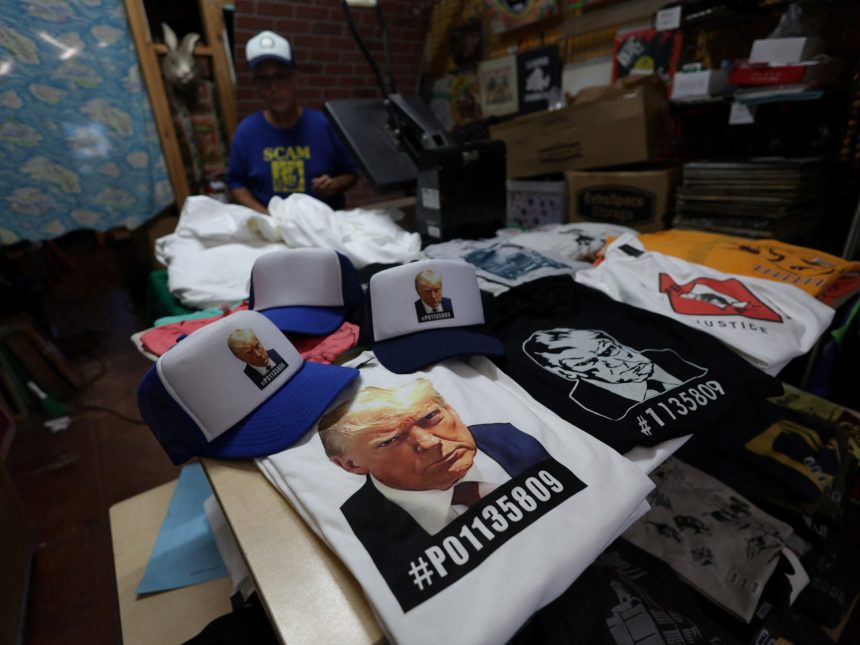 Donald Trump campaign raises more than m by selling mugshot merchandise | Donald Trump News