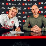 Manchester United confirm the signing of Rasmus Højlund