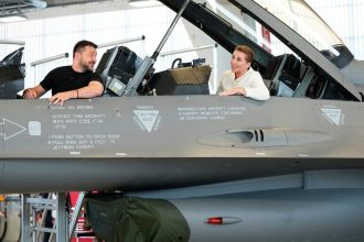 Zelensky Thanks Denmark for Pledging to Donate F-16 Fighter Jets