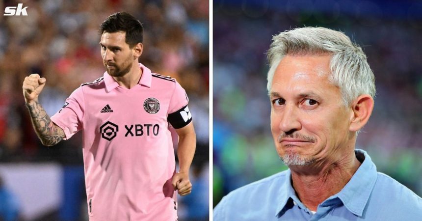 Gary Lineker in disbelief as video of Lionel Messi’s goal for Inter Miami in Leagues Cup final goes viral