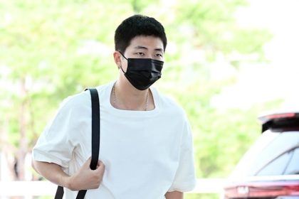 BTS’ RM Departed For Japan In A Comfortable And Casual Summer Outfit