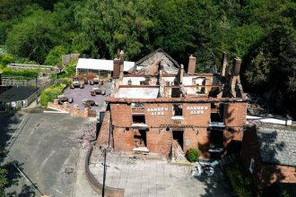 Two Arrested After Crooked House Pub Fire