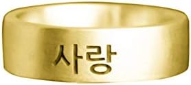 Elefezar Personalized 925 Sterling Silver Korean Name Ring Custom Engrave Nameplate Simple Ring Band