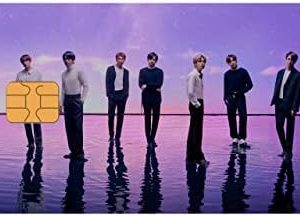 WeebNation Kpop – BTS 4pcs Card Sticker for Debit, Credit Card Skin – Cover and Personalize Bank Card – Tearproof, Waterproof Card Cover – Highest-Grade Quality, No Bubble