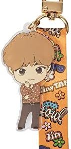 BTS TinyTan Dynamite Acrylic Strap Keyring Key Chain Accesssories (Jin)