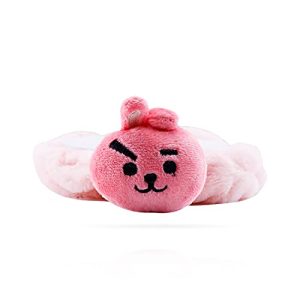 Kpop Army Hair Ties Army Bangtan Boys Hair Accessories TATA Character Coral Hair Band Gift for Women Girls(COOKY)