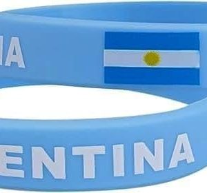 International Countries Flag Rubber Wristbands Silicone Bracelets Stretch Unisex Wristbands Bands Shag Wristbands Bracelet for Women Men Gifts Sports Soccer Basketball Volleyball Baseball