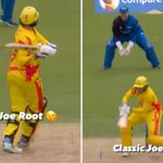 [Watch] Joe Root plays reverse scoop for a six in The Hundred