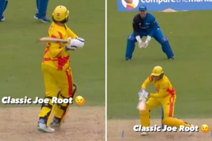 [Watch] Joe Root plays reverse scoop for a six in The Hundred