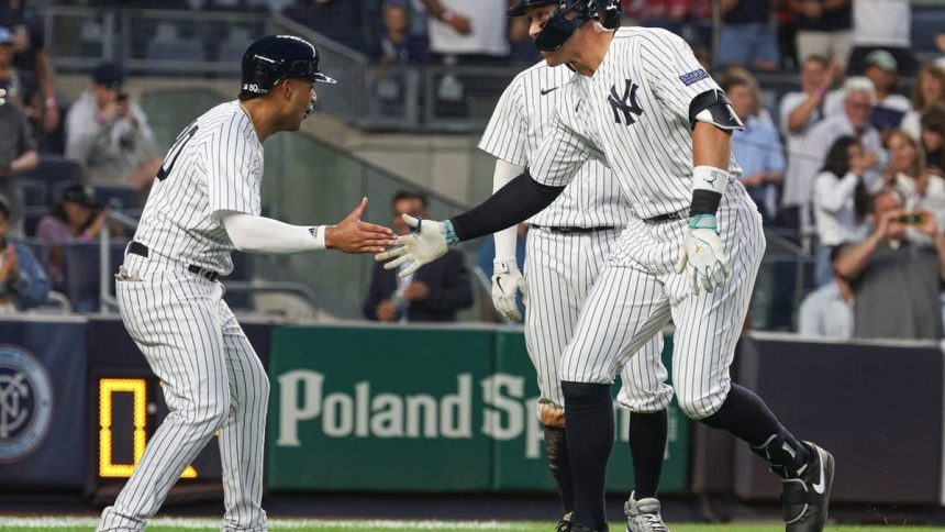 Behind Aaron Judge’s 3 homers, Yanks end skid