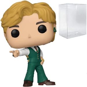 BTS – Dynamite – V Funko Pop! Vinyl Figure (Bundled with Compatible Pop Box Protector Case), Multicolored, 3.75 inches