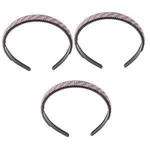 FRCOLOR 3pcs crystal headpiece rhinestone headpiece headwear for women hair bands for women’s hair crystal headband women hair crystal hair hoop headgear South Korea woman rhinestones