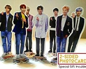 Oyhomop Big hit FanGoods BTS Bangtan Boys – Mini Stand-UP Standing Figure Miniature (10.2 x 7.5 inch)