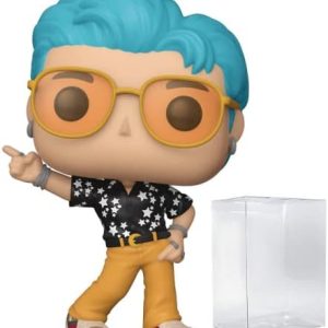 BTS – Dynamite – RM Funko Pop! Vinyl Figure (Bundled with Compatible Pop Box Protector Case), Multicolored, (3.75 inches)