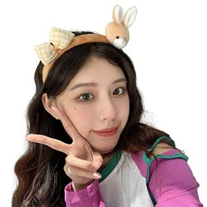 Ladies Headband Plush Daily Wear Funny Korean Style Headband Hairband Hair Accessories B