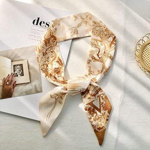 BYBYCD Printing Hair Scarf Sweet Temperament Simple Female Headwear Korean Style Headband(V)