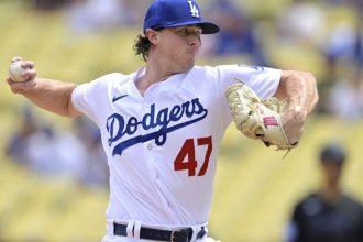 Dodgers option RHP Ryan Pepiot to Oklahoma City