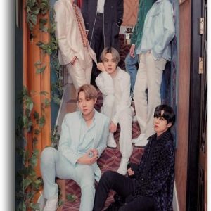 BTS Bangtan Boys Canvas Art Poster and Wall Art Picture Print Modern Family Bedroom Decor Posters