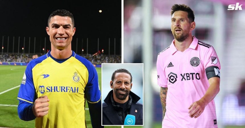 Rio Ferdinand calls out media’s hypocrisy for slamming Cristiano Ronaldo’s Al-Nassr move while praising Lionel Messi’s Inter Miami switch